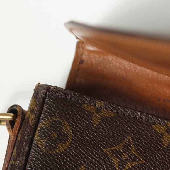 Louis Vuitton LV Shoulder Bag Crossbody Chantilly GM Brown Monogram Vintage - Picture 6 of 14